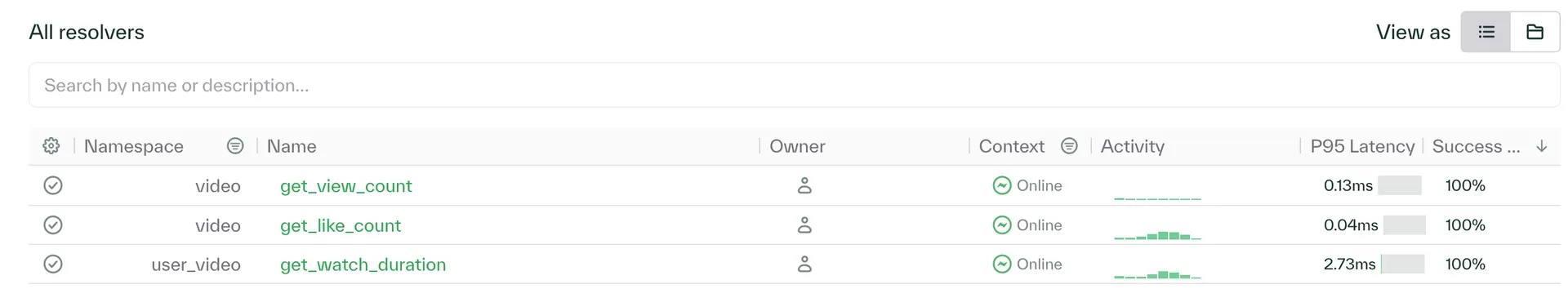 Chalk's new resolver UI